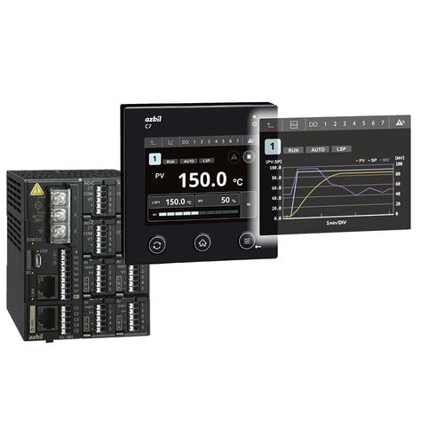 Mehrkanal-Temperaturcontroller - C7G - Azbil Europe NV - digital / kompakt / Ethernet