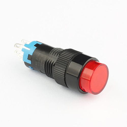 IP40-Drucktaster - AD series - Shanghai Yongxing Electronic Switch Co.,Ltd - LED-beleuchtet / tastend / rund