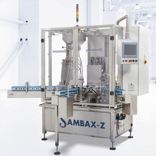 Automatische Verpackungsmaschine - SAMBAX-Z - Shemesh Automation Ltd - kompakt / für Flüssigkeiten / medizinisch