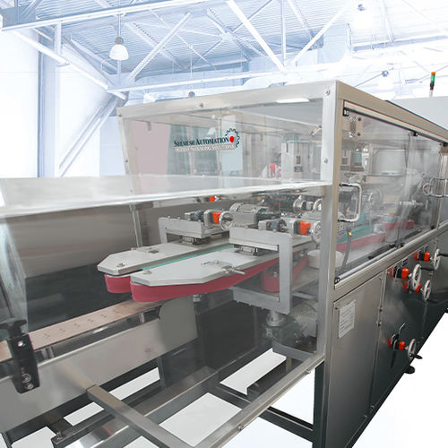 Linearer Flaschenaufrichter - SA-CF120 - Shemesh Automation Ltd - für die Kosmetikindustrie / für die Pharmaindustrie / Industrie