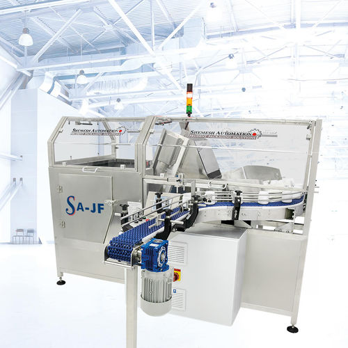 Topfaufrichter für die Kosmetikindustrie - SA-JF - Shemesh Automation Ltd - für die Lebensmittelindustrie / für die Pharmaindustrie