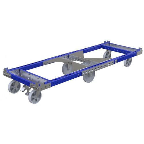 Wagen für Materialumschlag - Q-007-1917  - FlexQube - Metall / Bett / Paletten