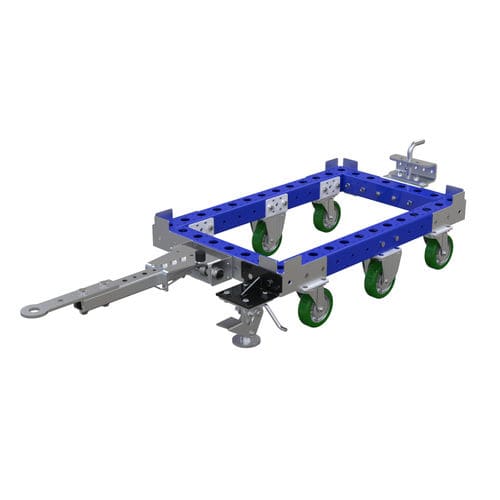 Wagen für Materialumschlag - Q-100-0994  - FlexQube - Metall / 6-Rad