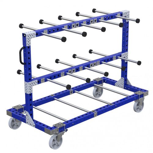 Wagen für Materialumschlag - Q-100-1157  - FlexQube - Metall / Portal / Multifunktion