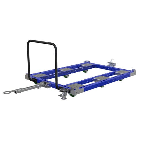 Wagen für Materialumschlag - Q-100-0606  - FlexQube - Metall / Niederflur / 6-Rad