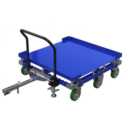 Wagen für Materialumschlag - Q-100-0496  - FlexQube - Metall / Niederflur / 6-Rad
