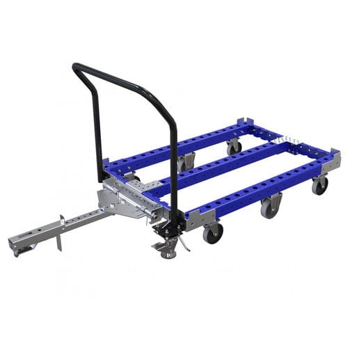 Wagen für Materialumschlag - Q-007-3074  - FlexQube - Metall / für Behälter / 6-Rad