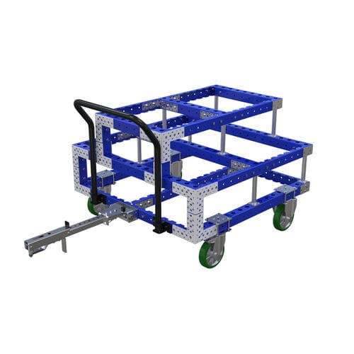 Wagen für Materialumschlag - Q-100-0204  - FlexQube - Metall / für schwere Lasten