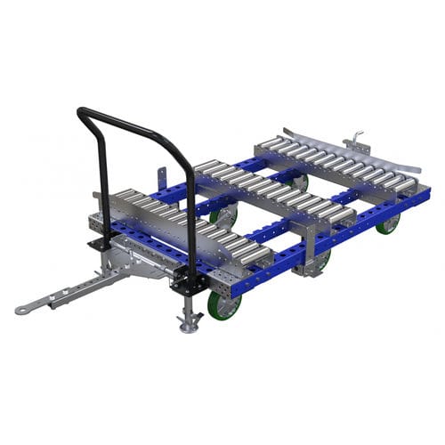 Wagen für Materialumschlag - Q-100-0839  - FlexQube - Metall / 6-Rad / mit losen Rollen