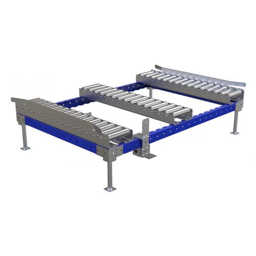 Rollenförderer - Q-100-0844  - FlexQube - horizontal / für Materialumschlag / modular