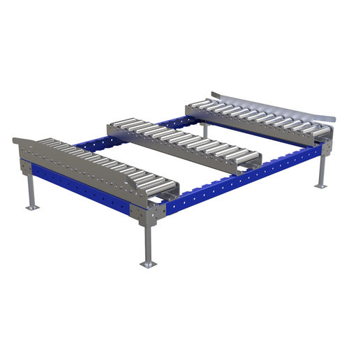 Rollenförderer - Q-100-0907  - FlexQube - horizontal / für Materialumschlag / modular