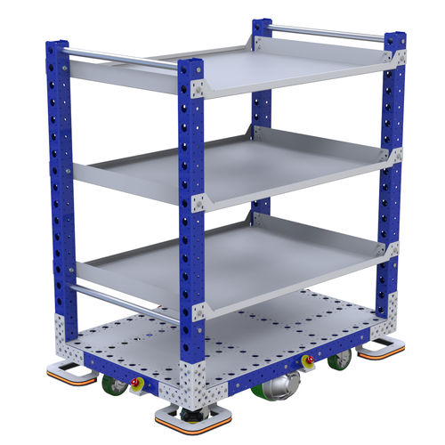 Werkstattwagen - Q-041-0024  - FlexQube - Fachböden / motorisiert
