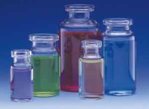 Borosilikatglas-Fläschchen - Zinsser Analytic - Weißglas / Bernsteinglas / Crimp