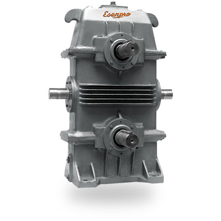 Schneckengetriebe - Esenpro Power Transmission Pvt. Ltd. - rechtwinklig / Doppelwellen / einstufig