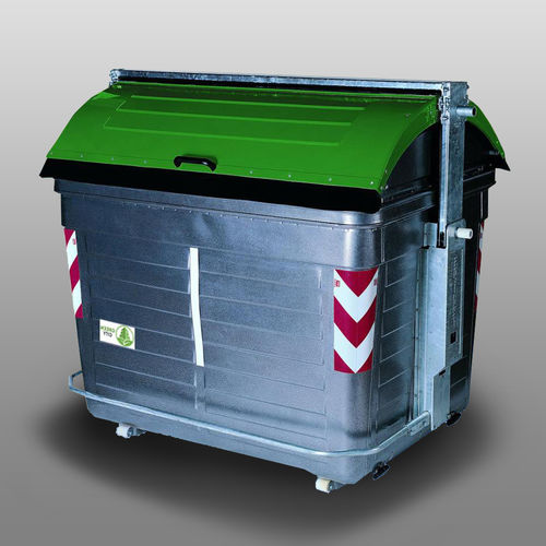 Müllbehälter / galvanisiertem Stahl - MSD 2400 - Green City International doo - für städtische Produkte / mit Deckel / feuerbeständig
