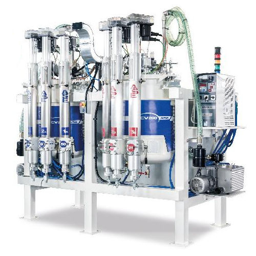 Misch- und Dosieranlage / Harz - CV200 ASE - Demak S.r.l. - mit Kolbenpumpe / mit Zahnradpumpe / für die Elektronik