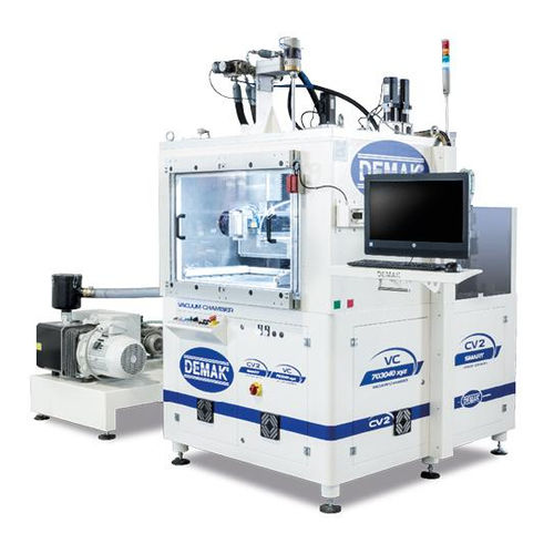 Misch- und Dosieranlage / Harz - CV2 SMART+VC - Demak S.r.l. - mit Kolbenpumpe / mit Zahnradpumpe / für die Elektronik