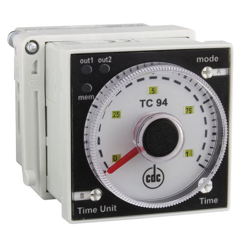 Digitales Zeitrelais - TC94 - ELETTROMECCANICA CDC s.r.l. - analog / Multifunktion / für DIN-Schiene
