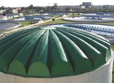 Modulare Beckenabdeckung - HORUS ENVIRONNEMENT - Recyclingkunststoff / für Abwasser / modular