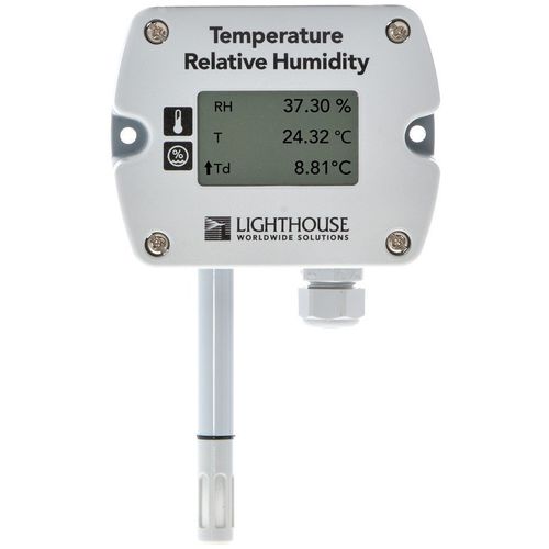 Feuchte- und Temperatursensor / relativ - TRH-02-15 - Lighthouse Worldwide Solutions - wandmontiert / kanalmontiert / digital