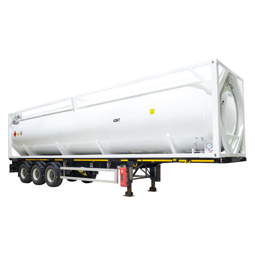 Speicherbehälter - ISO VAC 40 LNG - Wessington Cryogenics LTD - Transport / für flüssiges Erdgas / Edelstahl