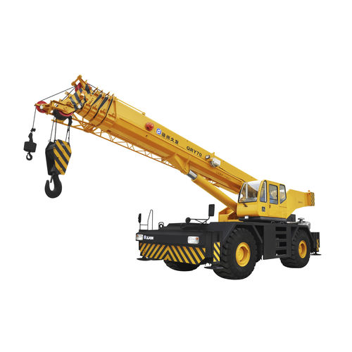 Mobiler Kran - RT70 - XUZHOU JIUFA CONSTRUCTION MACHINERY CO.,LTD - Ausleger / Teleskop / für schwierige Gelände