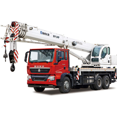 LKW-montierter Kran - QY30 - XUZHOU JIUFA CONSTRUCTION MACHINERY CO.,LTD - Ausleger / Teleskop / hydraulisch