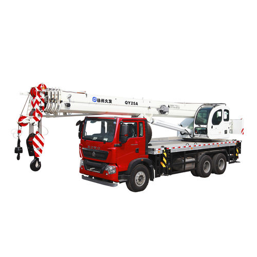 LKW-montierter Kran - QY25A - XUZHOU JIUFA CONSTRUCTION MACHINERY CO.,LTD - Ausleger / Teleskop / hydraulisch