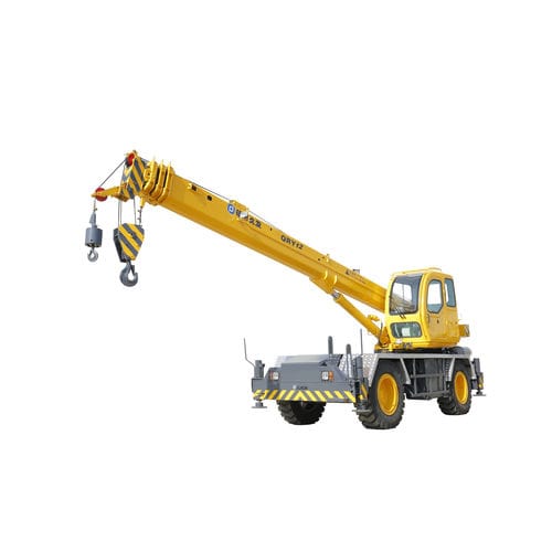 Mobiler Kran - RT12 - XUZHOU JIUFA CONSTRUCTION MACHINERY CO.,LTD - Ausleger / Teleskop / für schwierige Gelände