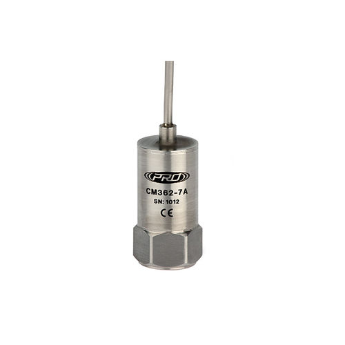 1-Achs-Beschleunigungsmesser - CM362-7A - Connection Technology Center Inc. - piezoelektrisch / Hochtemperatur