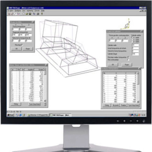 Animations-Software - VibShape™ - VMI International AB - Maschinen