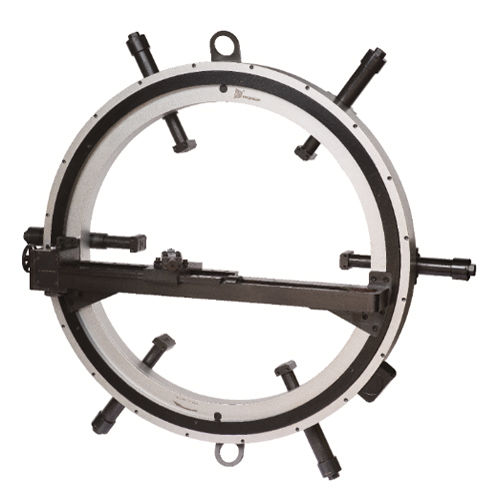 Flanschdrehmaschine mit externe Drosselung - O series - Aotai Machine Manufacturing Co., Ltd - pneumatisch / hydraulisch