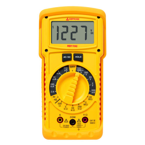 Digitales Multimeter - HD110C - BEHA AMPROBE - tragbar / 1000 V / 1500 V