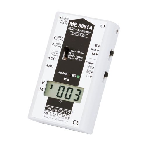 Messgerät für elektromagnetische Felder - ME3851A - GIGAHERTZ SOLUTIONS - digital / für Gebäude / tragbar