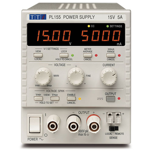 Rack-Stromversorgung - PL Series - TTI - Tischgerät / AC/DC / Einfachausgang