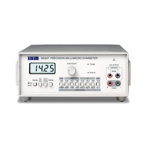 Digitales Mikroohmmeter - BS407 - TTI - Tisch