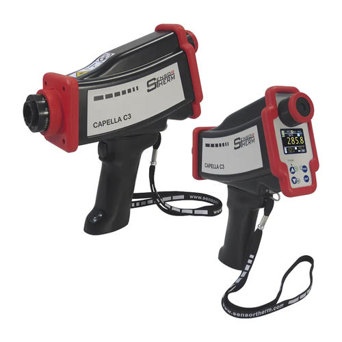 Quotientenpyrometer - CAPELLA C322 - Sensortherm - monochromatisch / digital / Handgerät