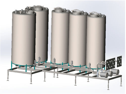 CIP-Anlage / für die Lebensmittelindustrie - TK series - GD Process Design, LLC - Edelstahl