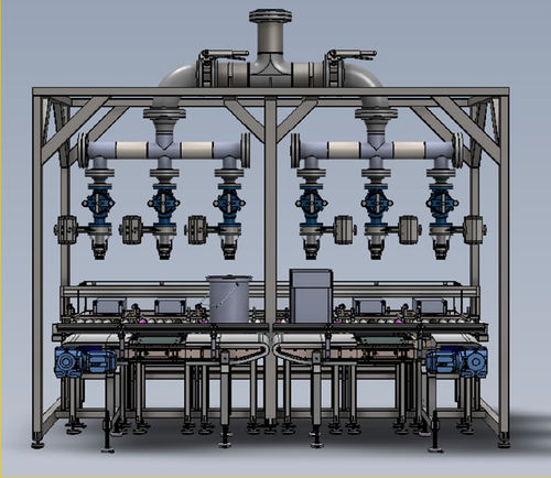 Automatische Abfüllmaschine - GD Process Design, LLC - für Eimer / für Kartons / für Schüttgut