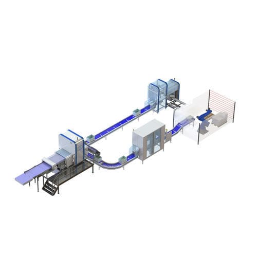 Verpackungsanlage für die Lebensmittelindustrie - GD Process Design, LLC - für Bag-in-Box / Roboter