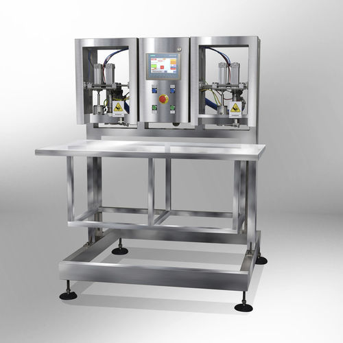 Vollautomatische Füllmaschine - AFM2H - Dion Engineering - für Flaschen / für Töpfe / Bag-in-Box