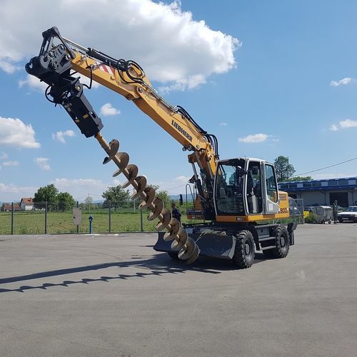 Hydraulischer Stangenbohrer - TR series - Toroloco Srl - für Bagger / schrägverzahnt