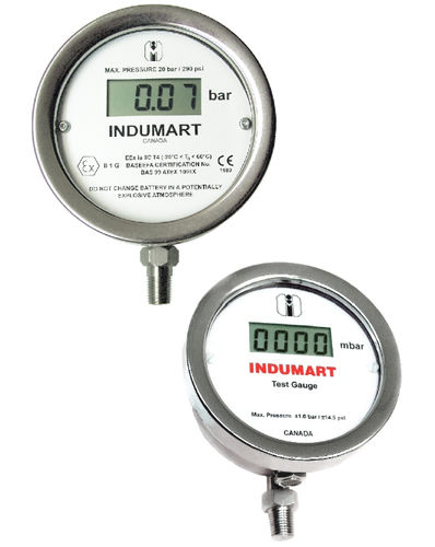 Digitales Manometer - DG xx series - Indumart - Edelstahl / Membran / gehärtet