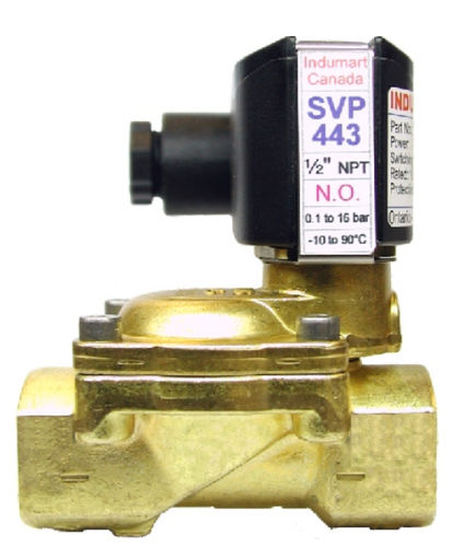 Vorgesteuertes Magnetventil - SVPxxx, SVFxxx series - Indumart - 2-Wege / NC / NO