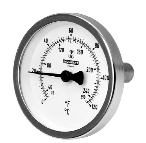 Thermometer / Gasdruck mit Fernleitung - T xx series - Indumart - Bimetall / analog / mit Zifferblatt-Anzeige