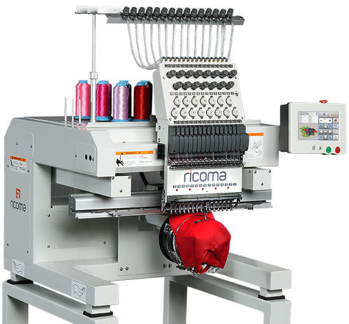 Einkopf-Stickmaschine - MT SERIES - RiCOMA International Corporation - 15 Nadeln / für Schirmmützen