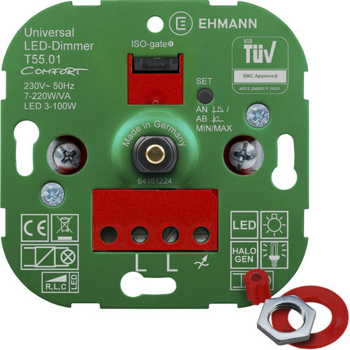 Dimmschalter für LED - T55.01 - Bodo Ehmann GmbH