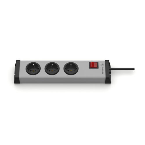 Steckdosenleiste mit Schalter - 0201x00032301 - Bodo Ehmann GmbH - mit 3 Steckdosen