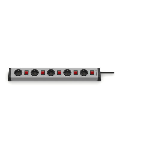 Steckdosenleiste mit Schalter - 0202x00052301 - Bodo Ehmann GmbH - mit 5 Steckdosen