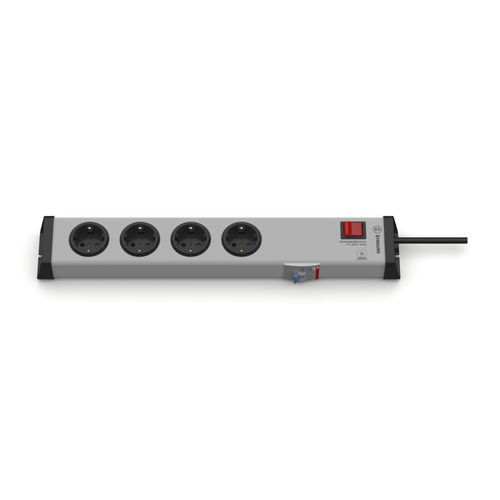 Steckdosenleiste mit Schalter - 0220x00042301 - Bodo Ehmann GmbH - mit 4 Steckdosen
